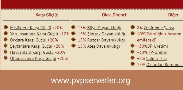Metin2 Bedensel Savaşçı Kask Efsunları