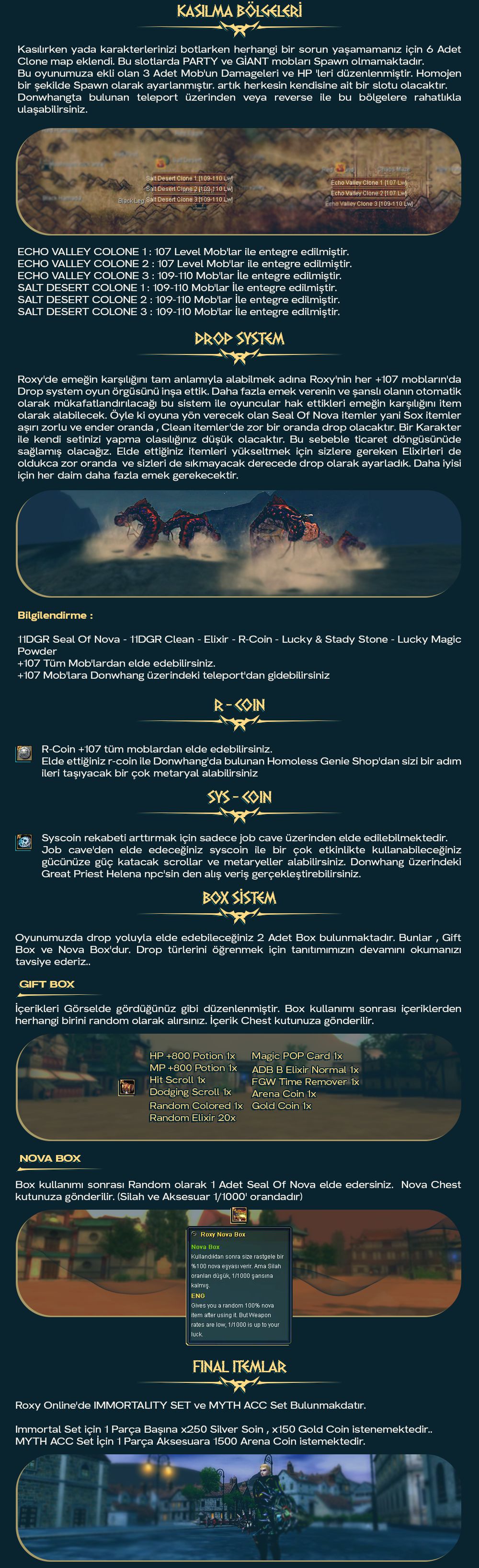 Roxy Online| 110 CAP | EU/CH | DROP SYSTEM | FGW | JOB BASED | OPEN MARKET | BETA 01. - 11. resim