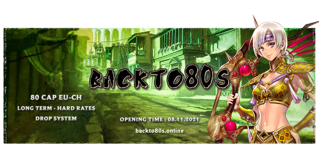 BackTo80s - 80 Cap Eu - Ch | Long Term | G.O 08/11/2021 - 1. resim